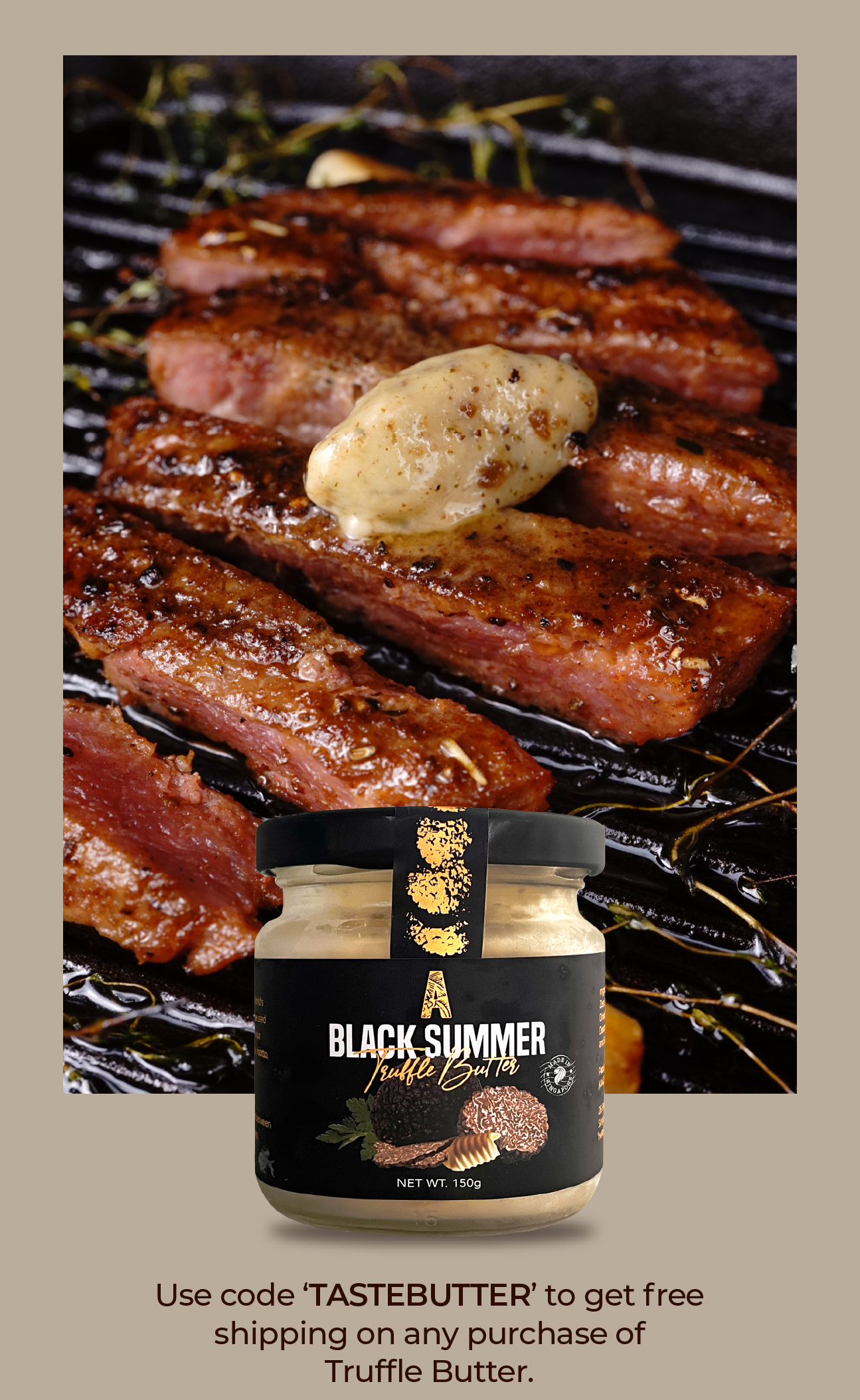 Beef Steak with Truffle Butter 🥩 Aroma Truffle