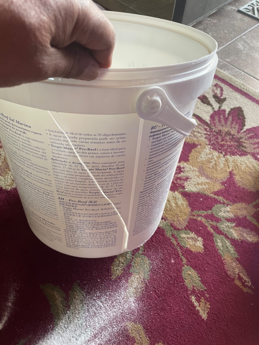Germany) Pro Reef Salt Bucket (200 Gallon) - Tropic Marin