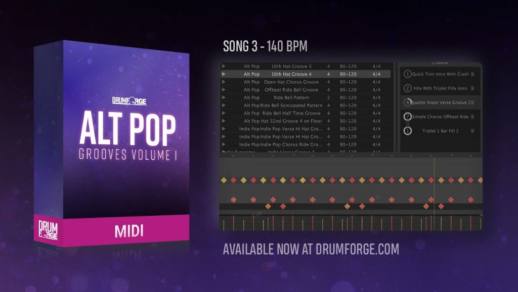 Drumforge Alt Pop Grooves: Vol. 1